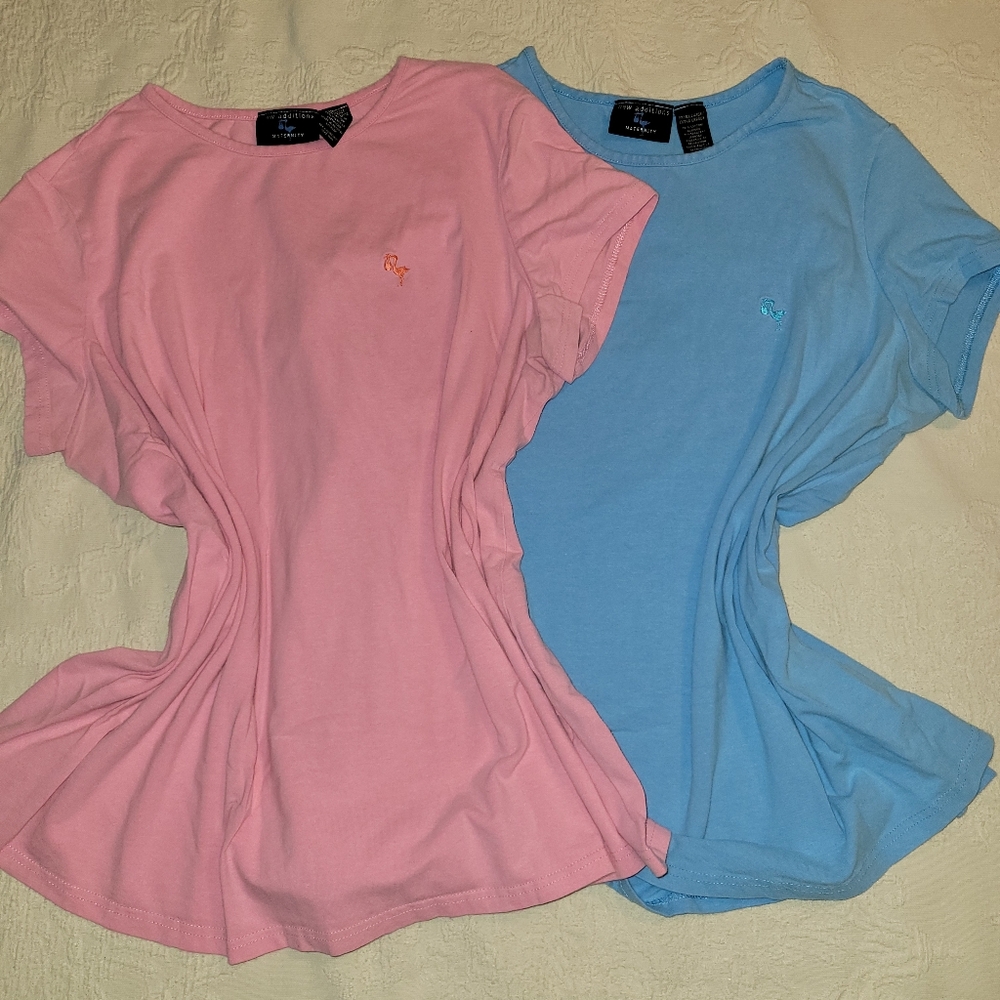 Set of 2 Maternity Short Sleeve Tops